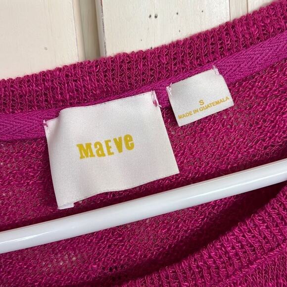 Anthropologie’s Maeve size small pink lightweight sweater - Picture 2 of 3